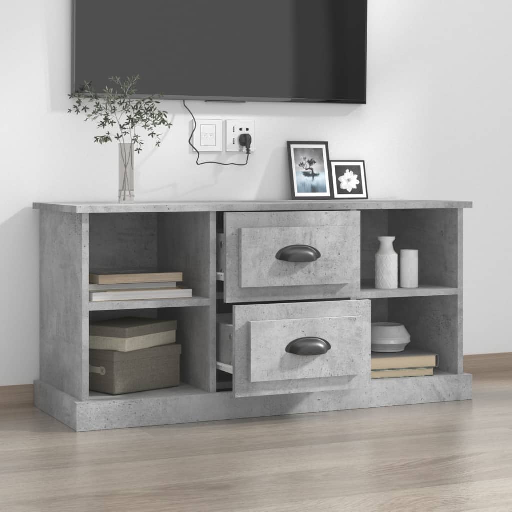 TV-Möbel Betonggrå TV-Bänk 99,5x35,5x48 cm