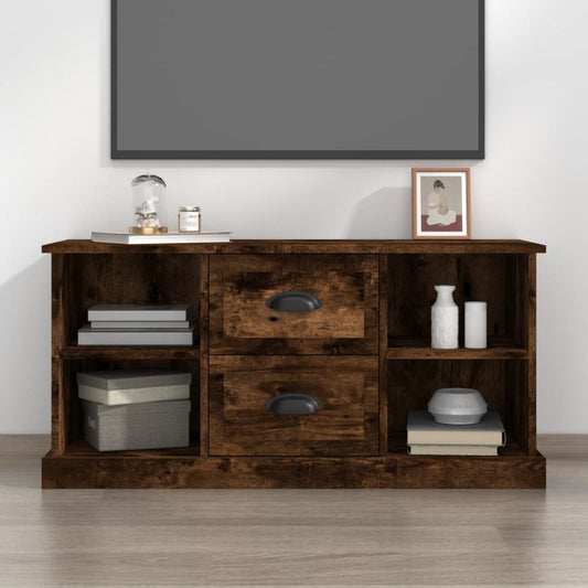 TV-Möbel Rökfärgad Ek TV-Bänk 99,5x35,5x48 cm