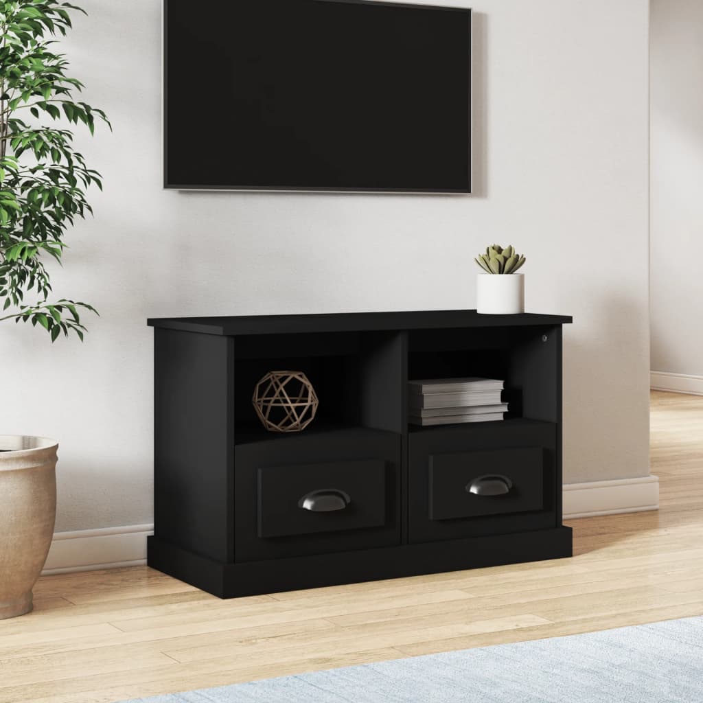 TV-Möbel Svart TV-Skåp 80x35x50 cm