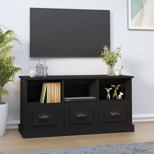 TV-Möbel Svart TV-Bänk 100x35x50 cm