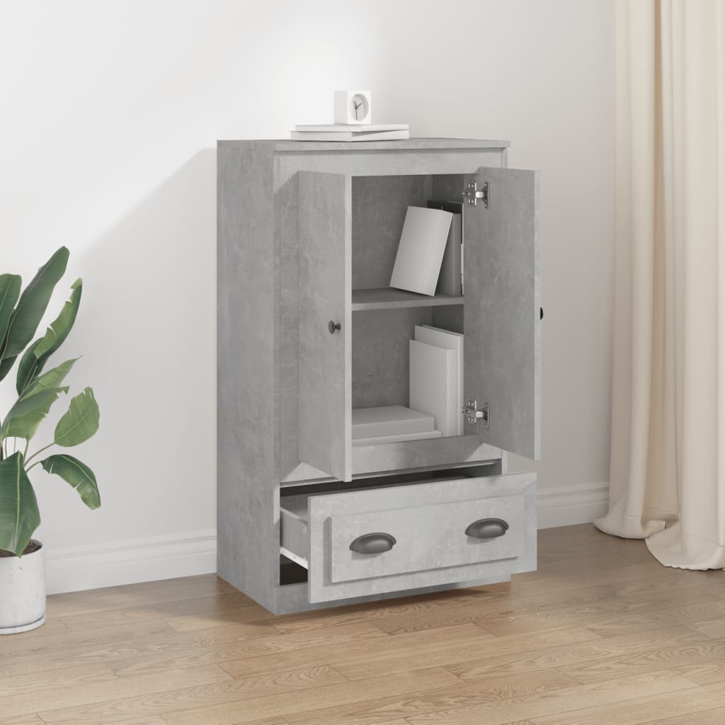 Skåp Betonggrå 60x35,5x103,5 cm