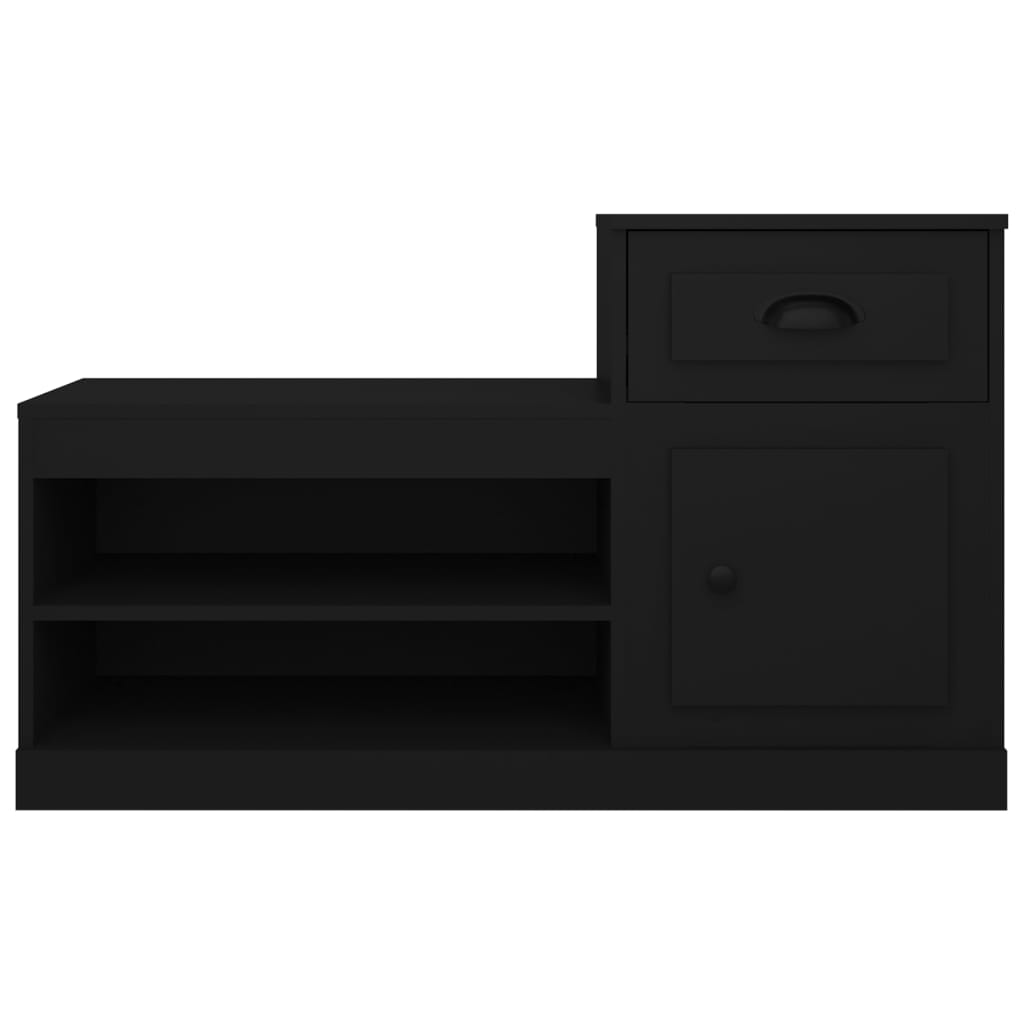 Skoställ Svart Skoskåp 100x42x60 cm