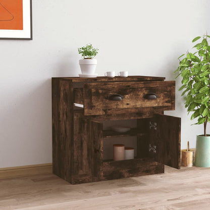 Skänk Rökfärgad Ek 70x35,5x67,5 cm