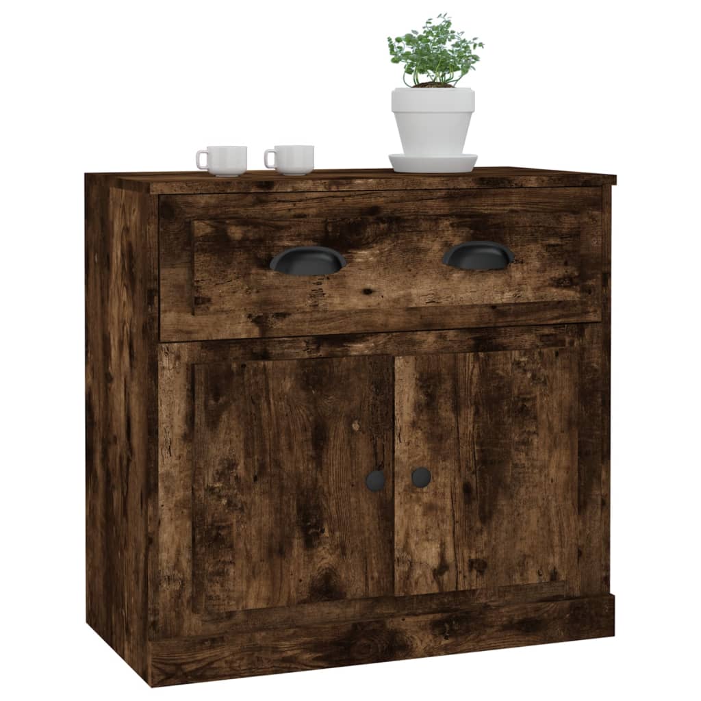 Skänk Rökfärgad Ek 70x35,5x67,5 cm