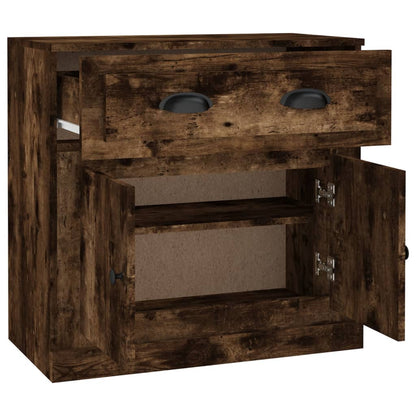 Skänk Rökfärgad Ek 70x35,5x67,5 cm