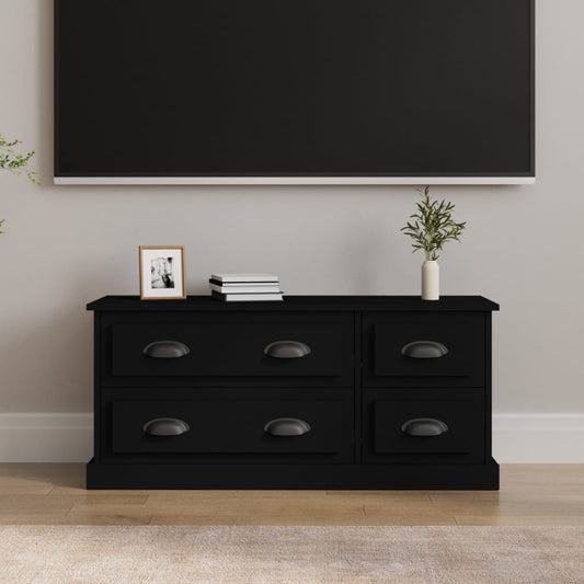 TV-Möbel Svart TV-skåp 100x35,5x45 cm