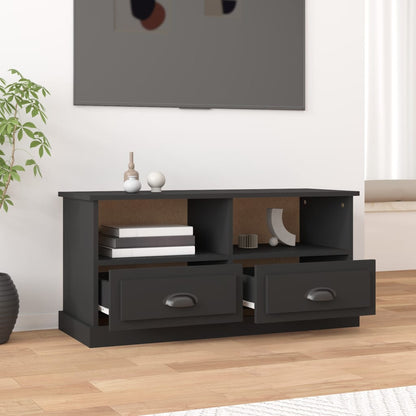 TV-Möbel Svart TV-Bänk 93x35,5x45 cm