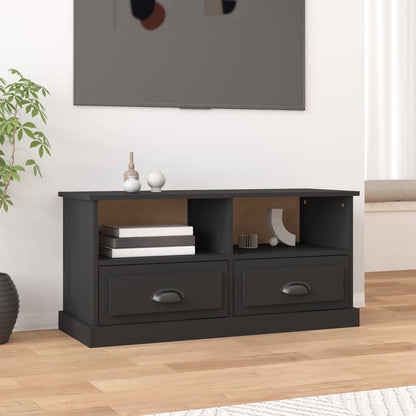 TV-Möbel Svart TV-Bänk 93x35,5x45 cm