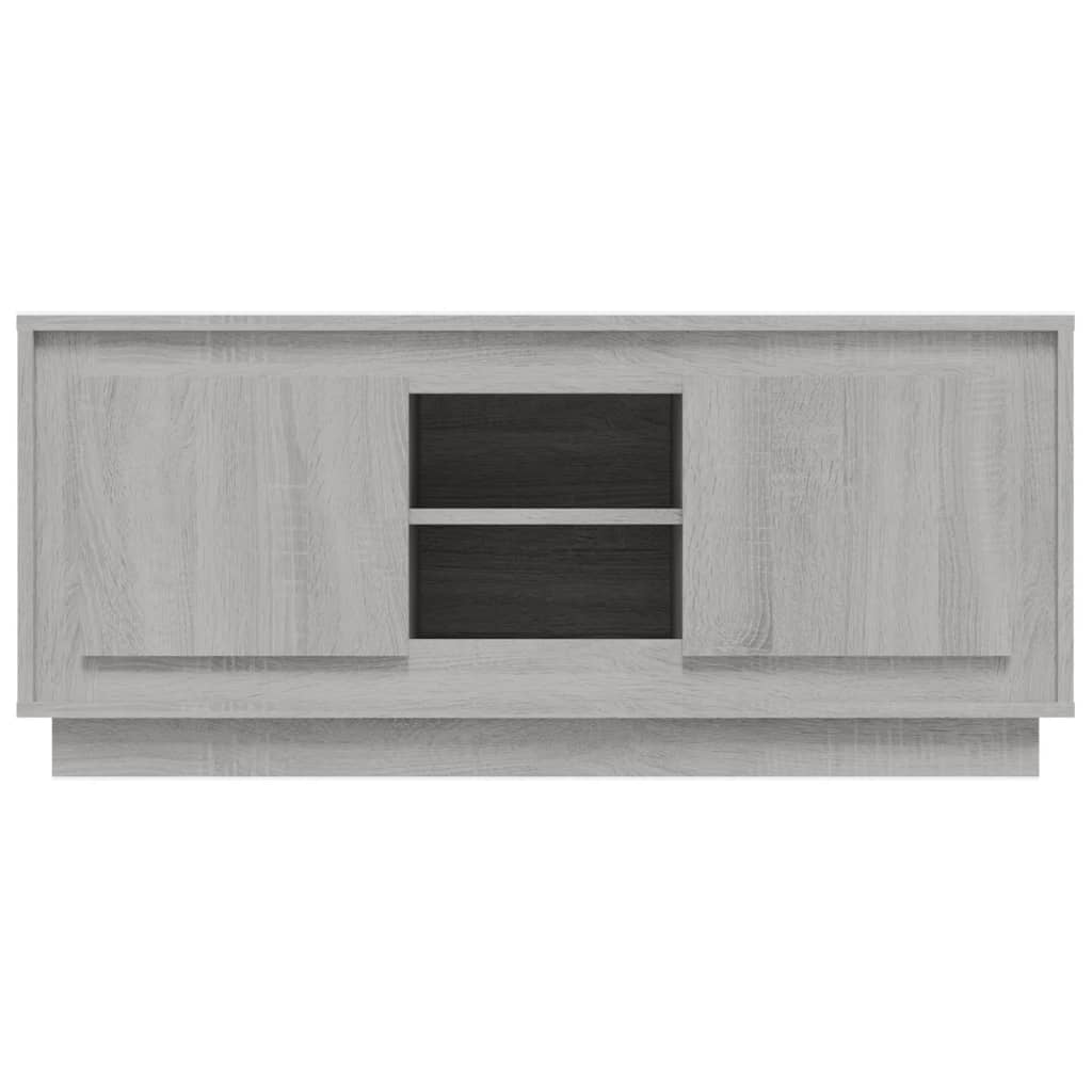 TV-Möbel Sonoma Grå TV-Bänk 102x35x45 cm