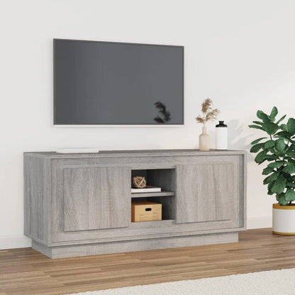 TV-Möbel Sonoma Grå TV-Bänk 102x35x45 cm