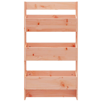 Utomhus Blomkruka Trä för vägg 3 nivåer 60x18,5x110 cm massivt douglasträ