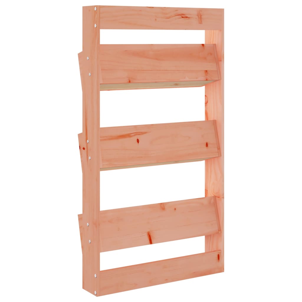 Utomhus Blomkruka Trä för vägg 3 nivåer 60x18,5x110 cm massivt douglasträ