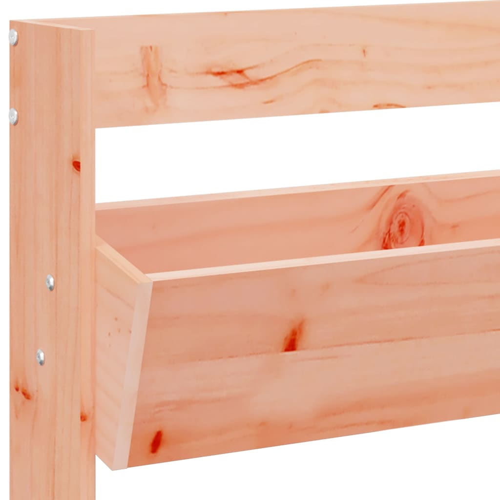 Utomhus Blomkruka Trä för vägg 3 nivåer 60x18,5x110 cm massivt douglasträ