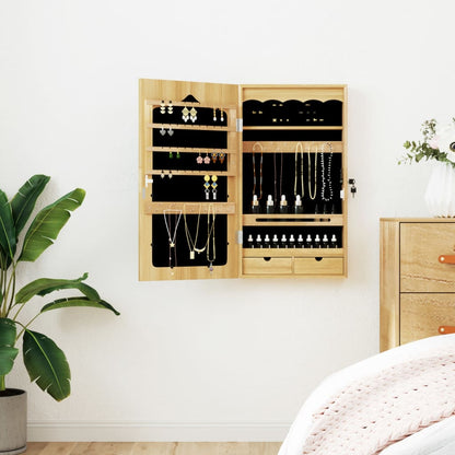 Smyckeskåp väggmonterat 37,5x10x67 cm