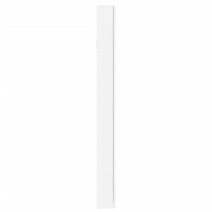 Smyckesskåp Vit väggmonterat 37,5x10x106 cm