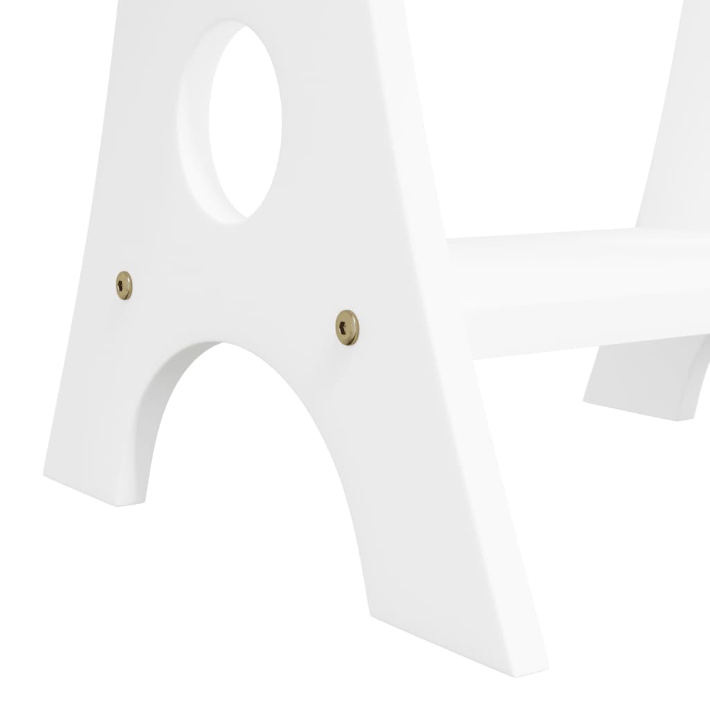 Smyckesskåp LED-lampor fristående vit