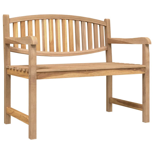 Trädgårdsbänk Trä 114x59x87 cm massiv teak