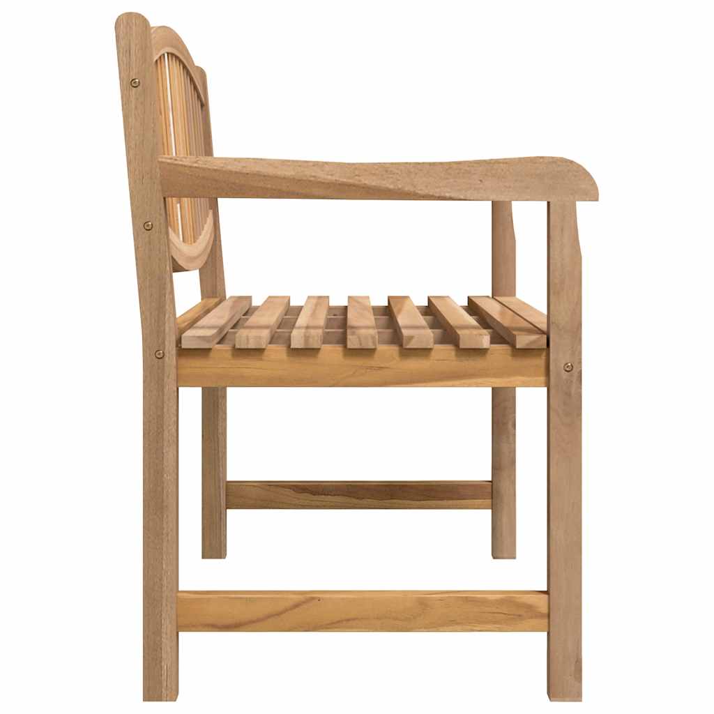 Trädgårdsbänk Trä 114x59x87 cm massiv teak