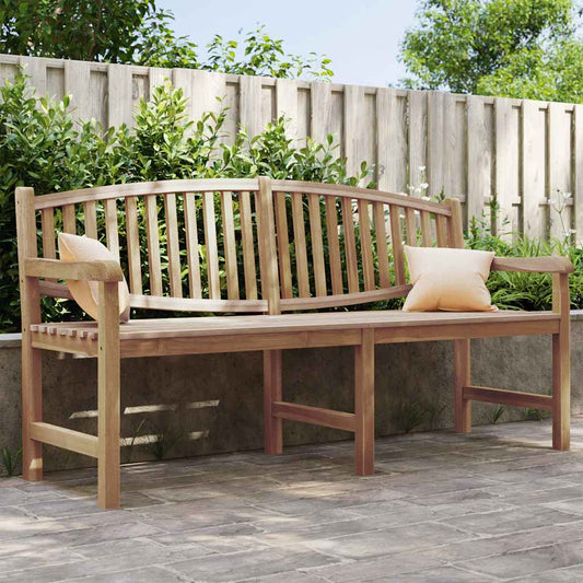 Trädgårdsbänk 179,5x60x90 cm massiv teak