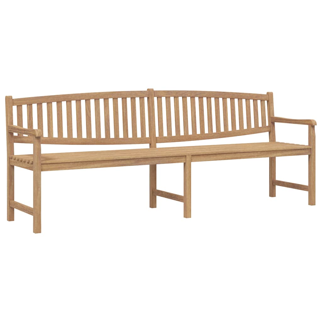 Trädgårdsbänk Trä 228x59,5x90 cm massiv teak
