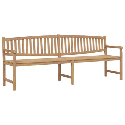 Trädgårdsbänk Trä 228x59,5x90 cm massiv teak