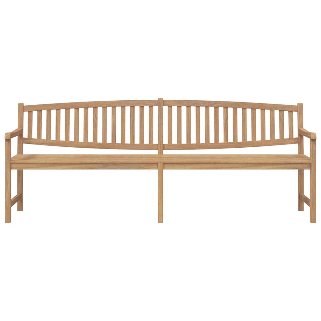 Trädgårdsbänk Trä 228x59,5x90 cm massiv teak
