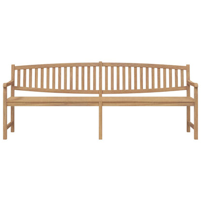 Trädgårdsbänk Trä 228x59,5x90 cm massiv teak