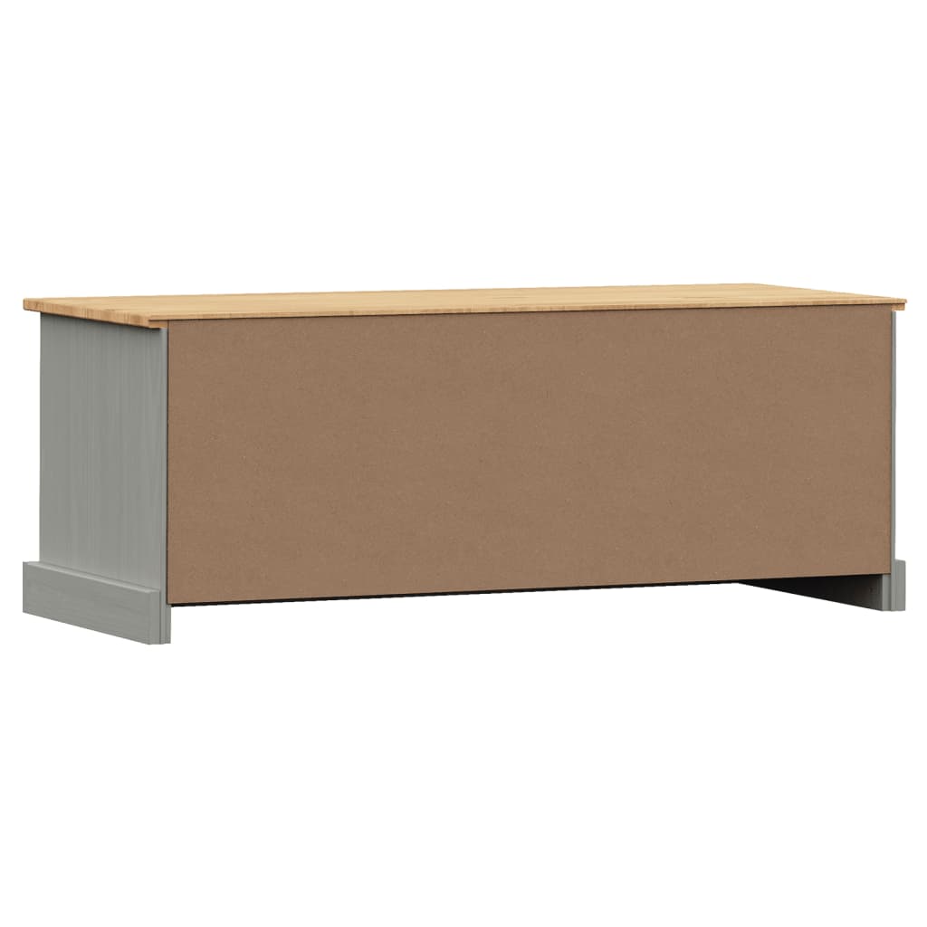 TV-Möbel Grå TV-Bänk VIGO 106x40x40 cm massiv furu