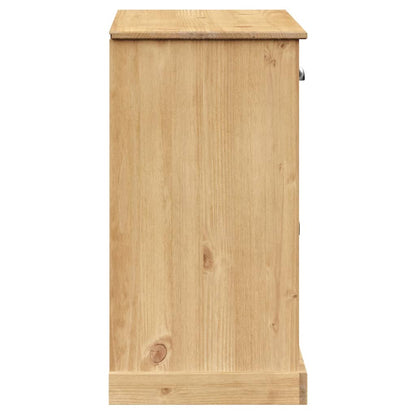 Skänk Trä med lådor VIGO 113x40x75 cm massiv furu