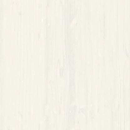 Vitrinskåp med glasdörrar VIGO Vit 85x35x170 cm massiv furu