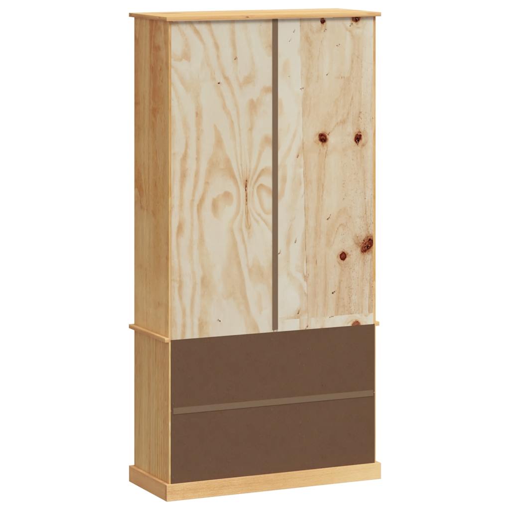 Bokhylla Trä VIGO 85x35x170 cm massiv furu