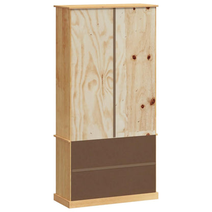 Bokhylla Trä VIGO 85x35x170 cm massiv furu