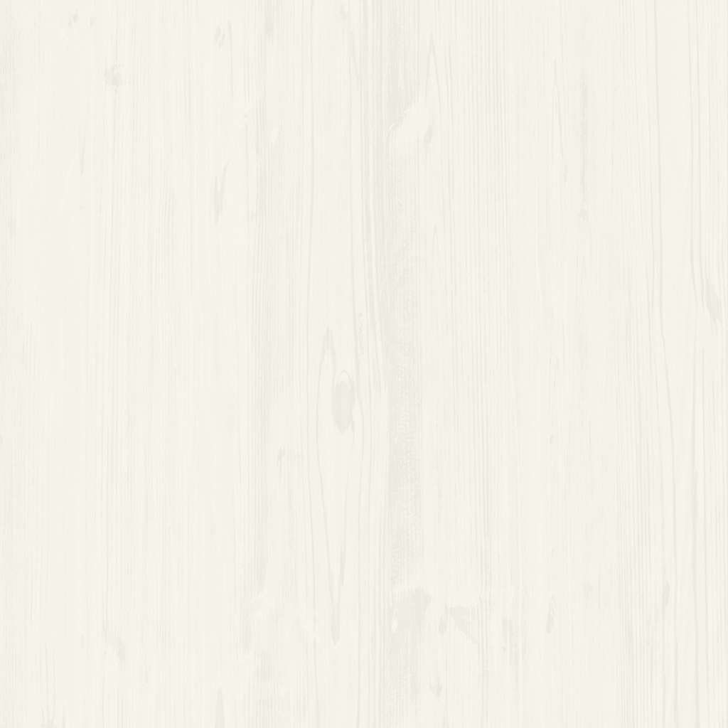 Bokhylla Vit 85x35x170 cm massiv furu