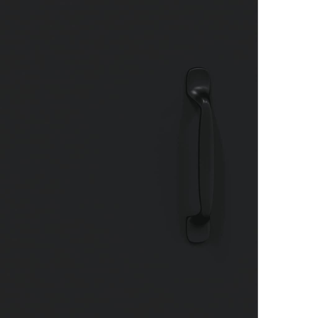 Skänk Svart 69,5x34x90 cm