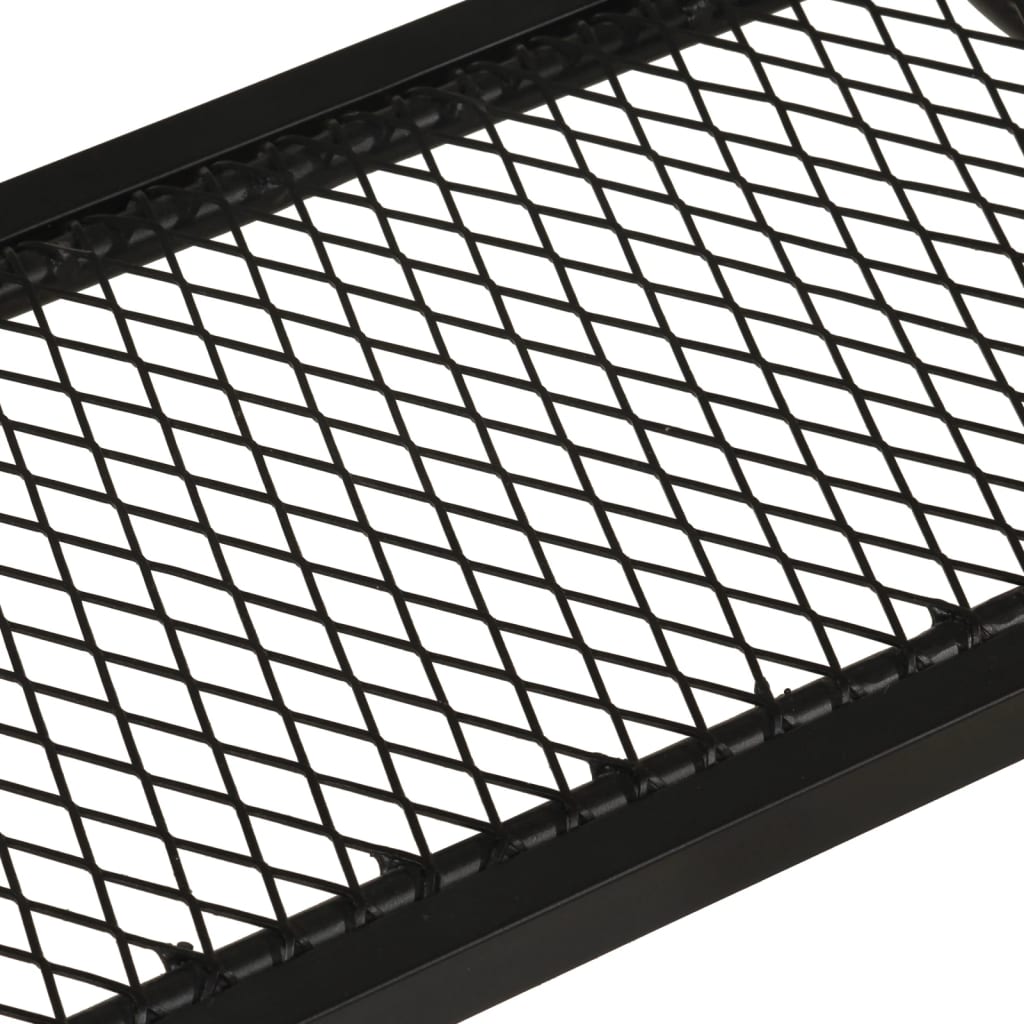 Avlastningsbord Konsollbord Trä 112x36x76 cm massivt mangoträ och järn