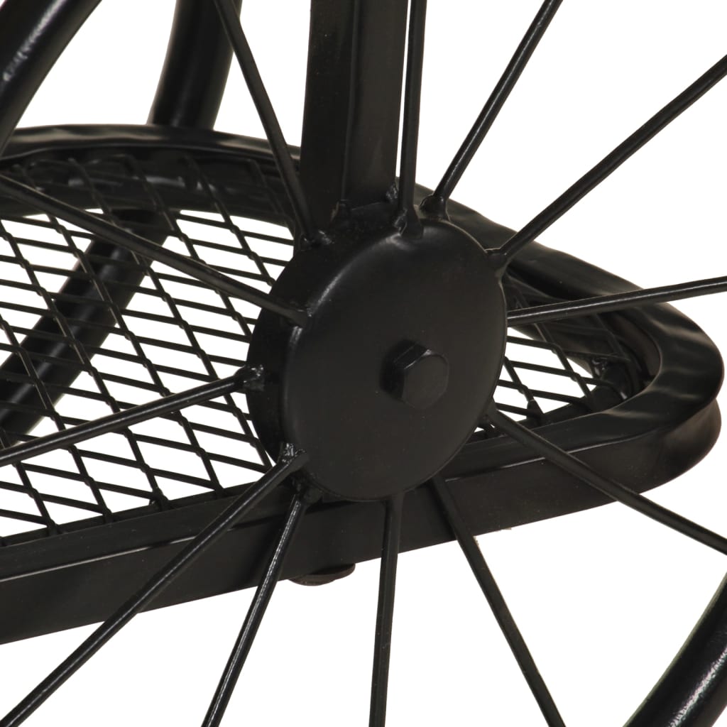 Avlastningsbord Konsollbord Trä 112x36x76 cm massivt mangoträ och järn