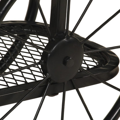 Avlastningsbord Konsollbord Trä 112x36x76 cm massivt mangoträ och järn