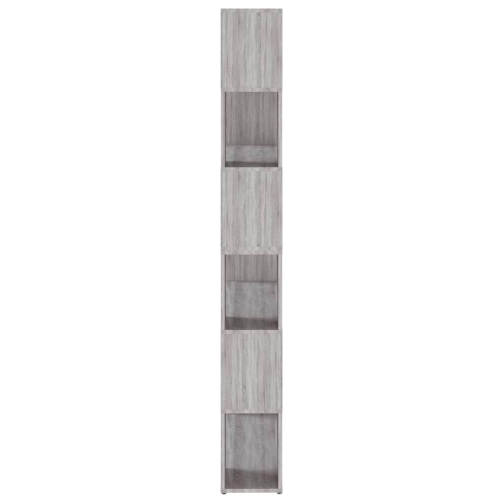 Bokhylla Sonoma Grå 100x24x188 cm