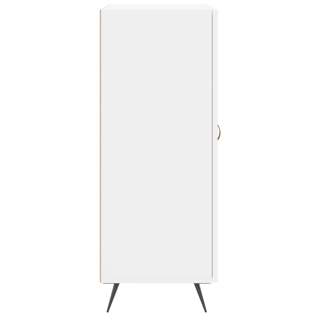 Skåp vit 69,5x34x90 cm konstruerat trä