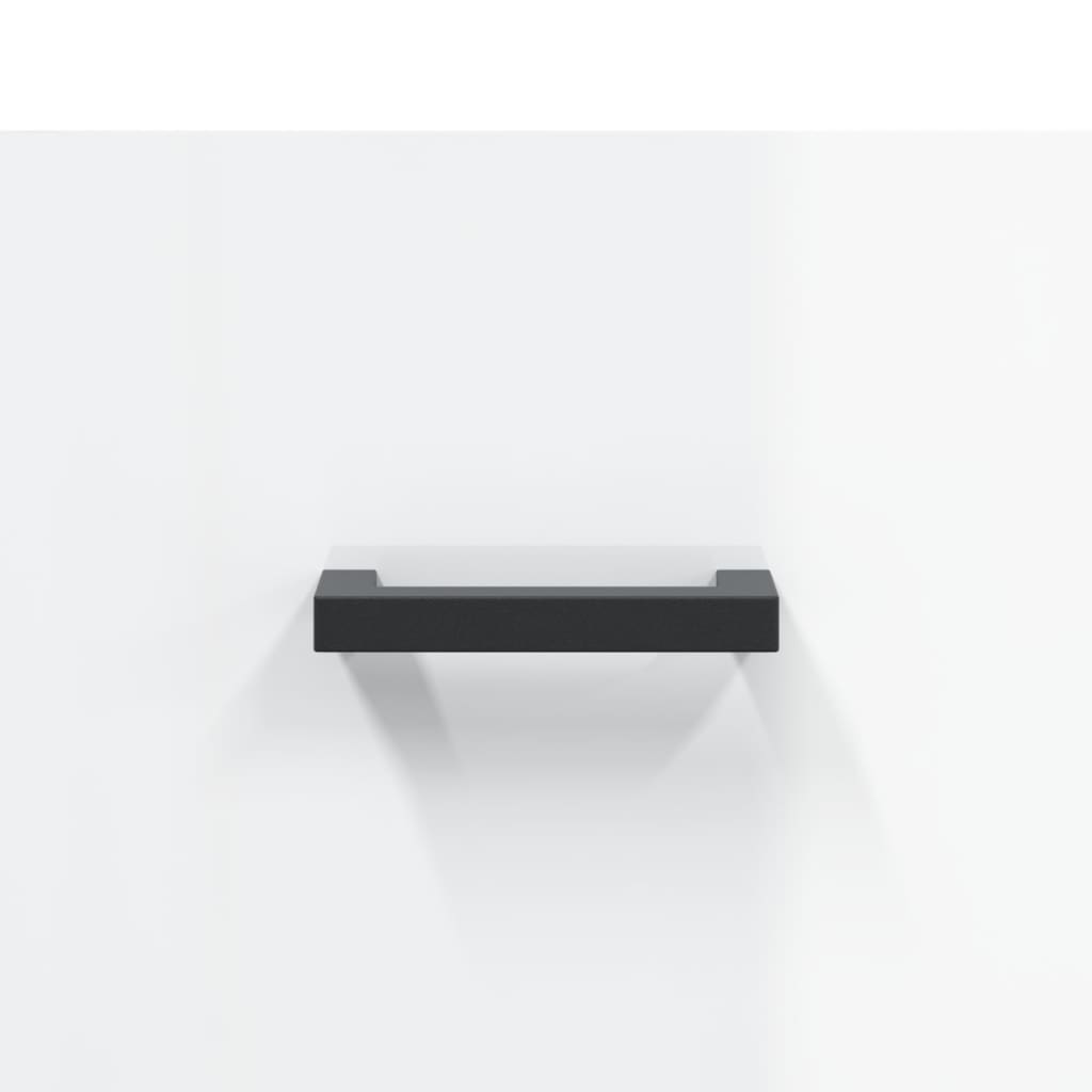 Skänk vit högglans 69,5x34x90 cm konstruerat trä