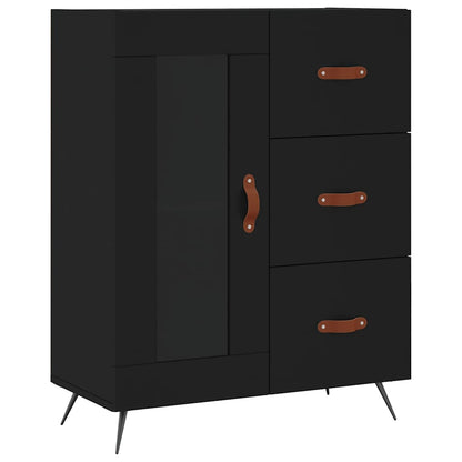 Skänk Svart 69,5x34x90 cm