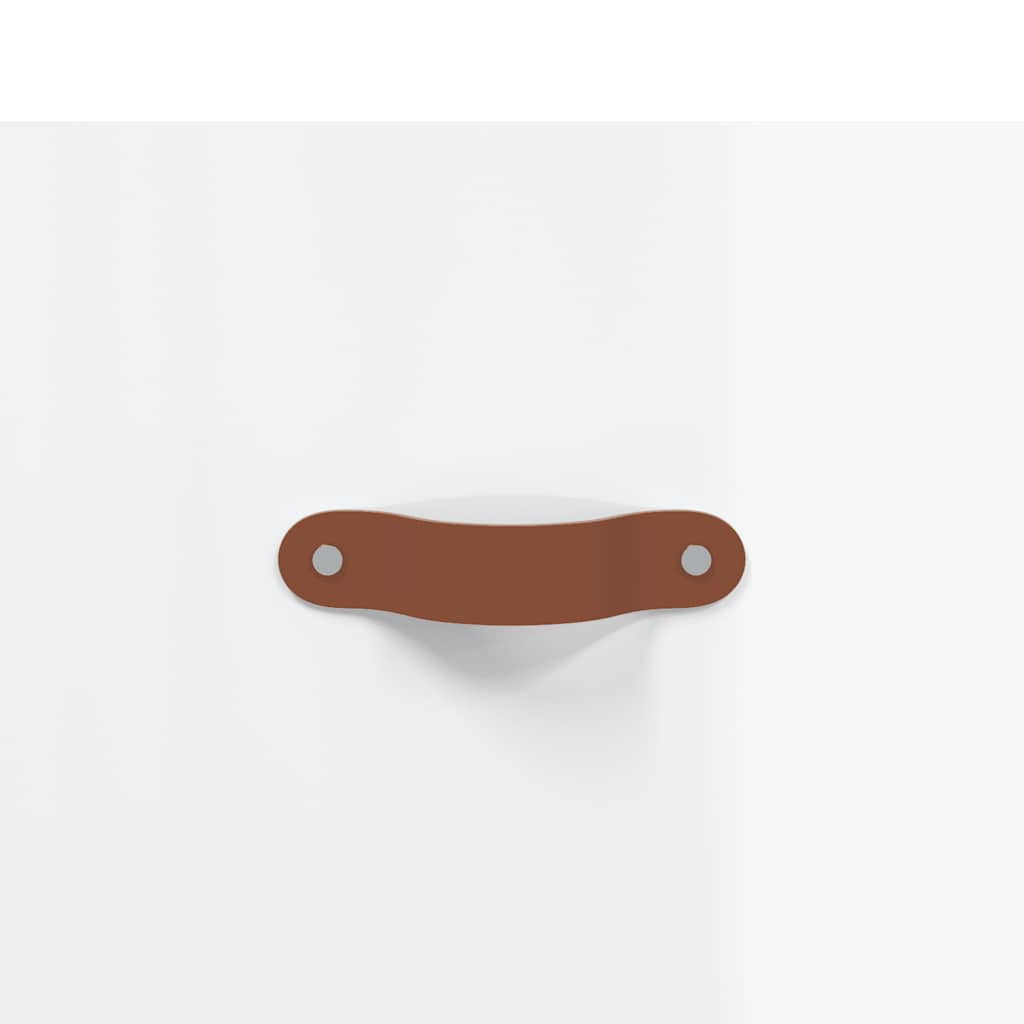 Skänk vit högglans 69,5x34x90 cm konstruerat trä