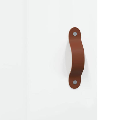 Skänk vit högglans 69,5x34x90 cm konstruerat trä