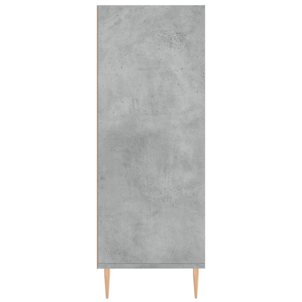 Bokhylla Betonggrå 69,5x32,5x90 cm