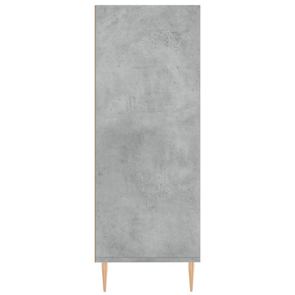 Bokhylla Betonggrå 69,5x32,5x90 cm