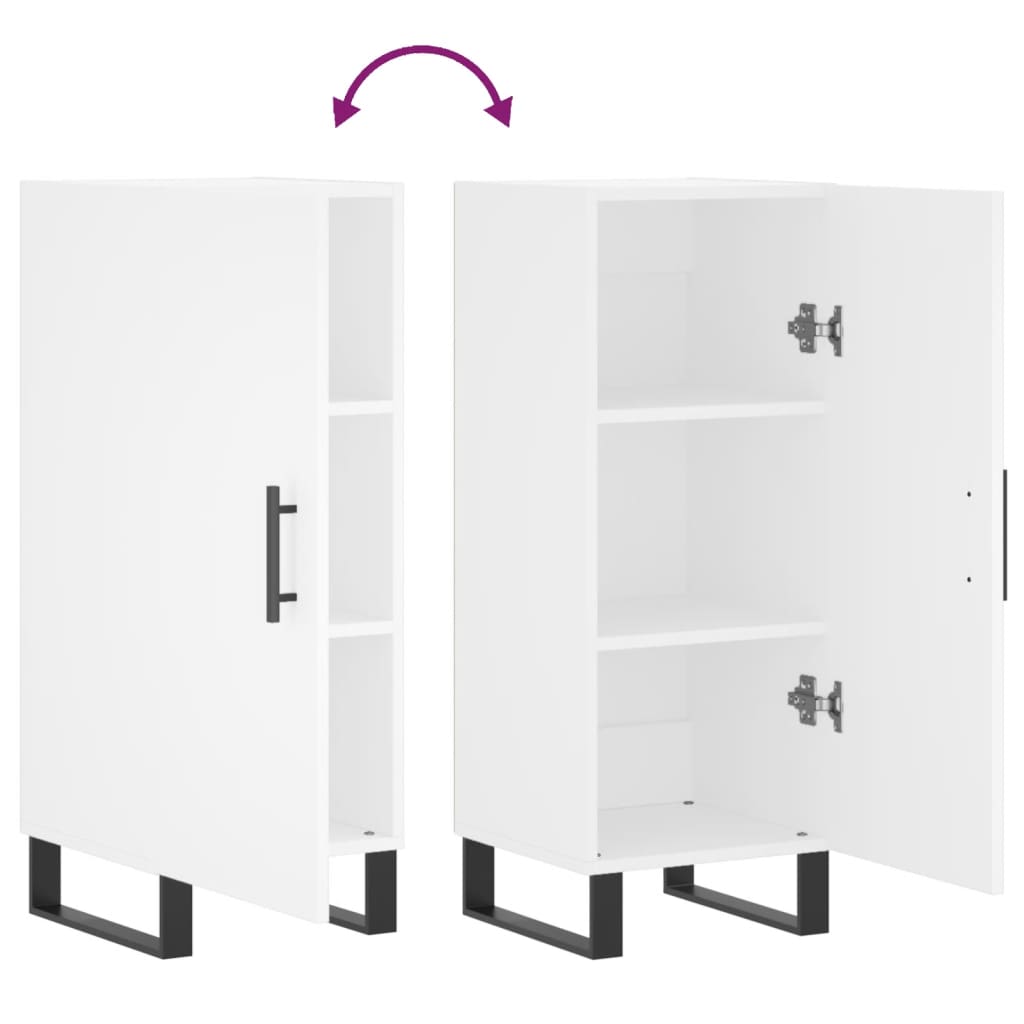 Skänk Vit 34,5x34x90 cm