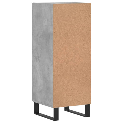 Skåp Betonggrå 34,5x34x90 cm