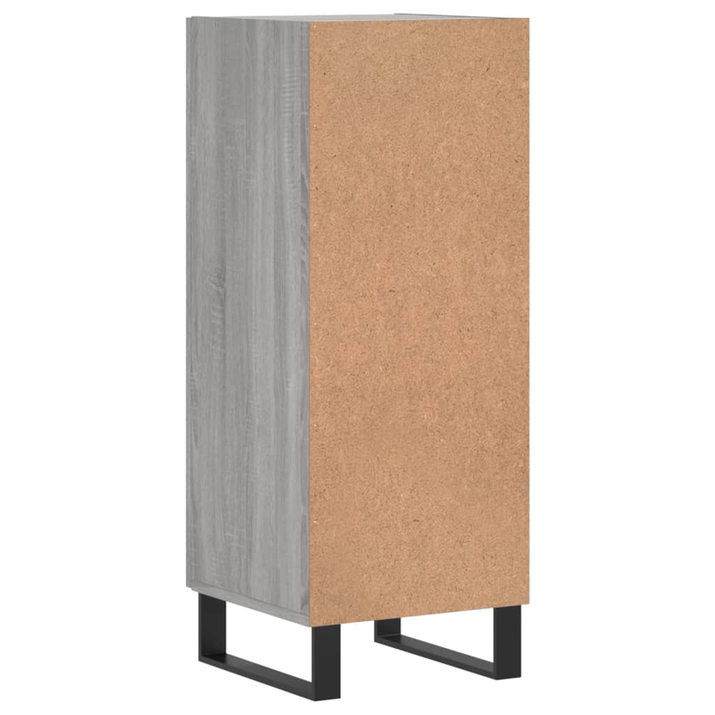 Skänk Sonoma Grå 34,5x34x90 cm