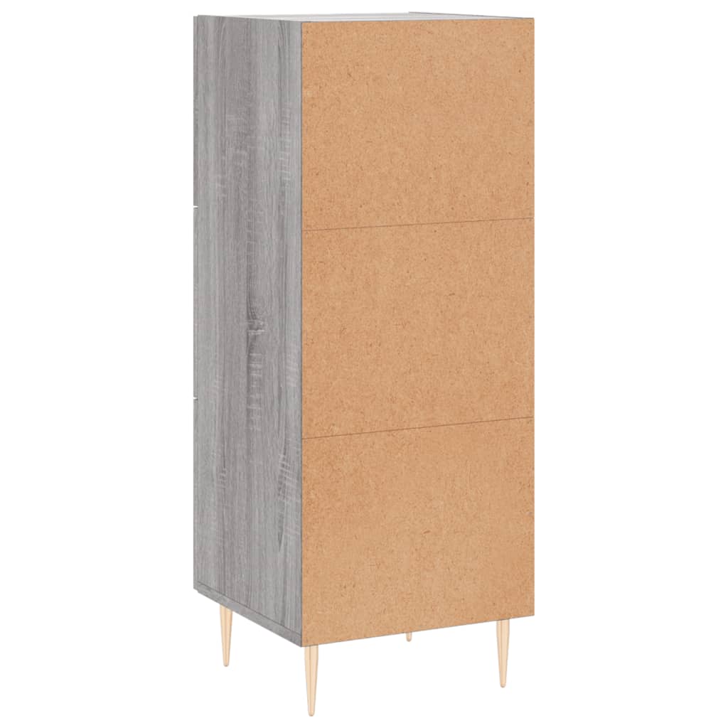 Skänk Sonoma Grå 34,5x34x90 cm