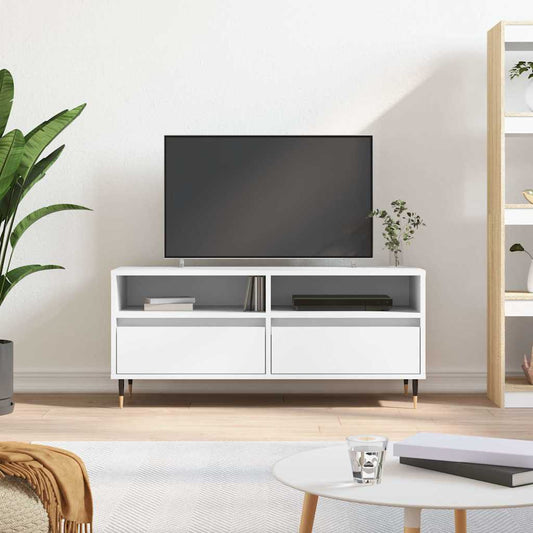 TV-Möbel Vit TV-Bänk 100x34,5x44,5 cm